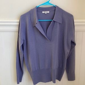 Madewell polo lightweight sweater
